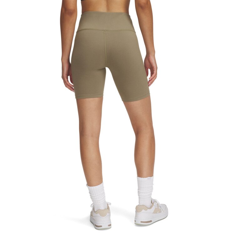 Damskie kolarki dzianinowe Under Armour Campus 7in Short - brązowe