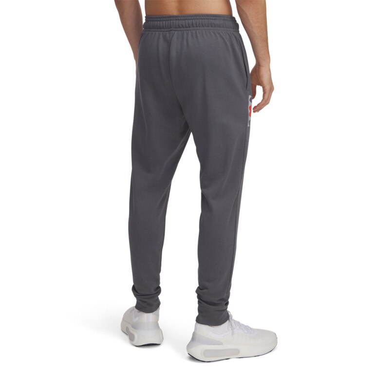 Męskie spodnie dresowe Under Armour UA Rival Terry Logo Jogger - szare