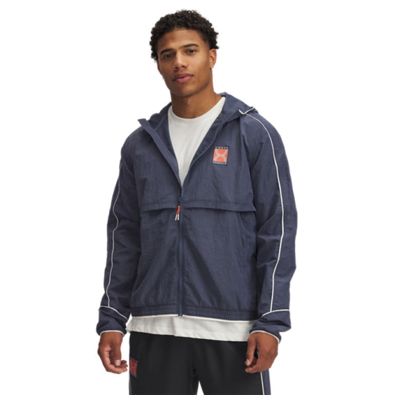 Męska kurtka do biegania Under Armour UA Run 96 Jacket - granatowa