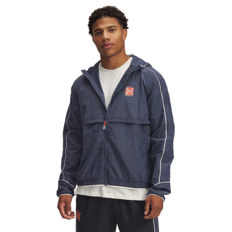 Męska kurtka do biegania Under Armour UA Run 96 Jacket - granatowa