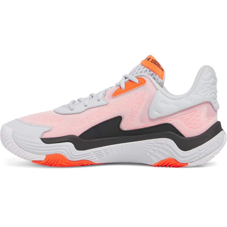 Buty do koszykówki uniseks Under Armour UA Spawn 7 - różowe
