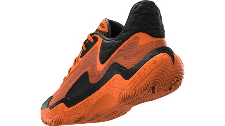 Buty do koszykówki uniseks Under Armour UA Spawn 7 - pomarańczowe