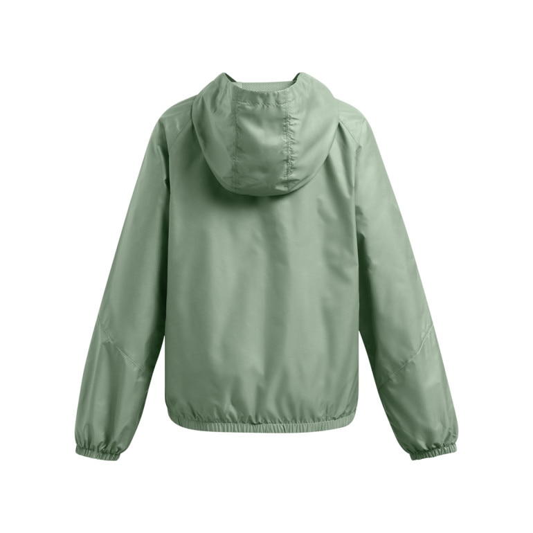 Dziewczęca kurtka wiatrówka Under Armour UA Sport Windbreaker Jkt - zielona