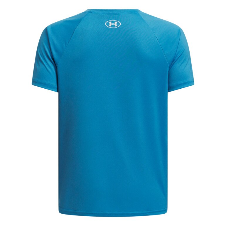 Chłopięca koszulka treningowa Under Armour UA Tech Big Logo SS - niebieska