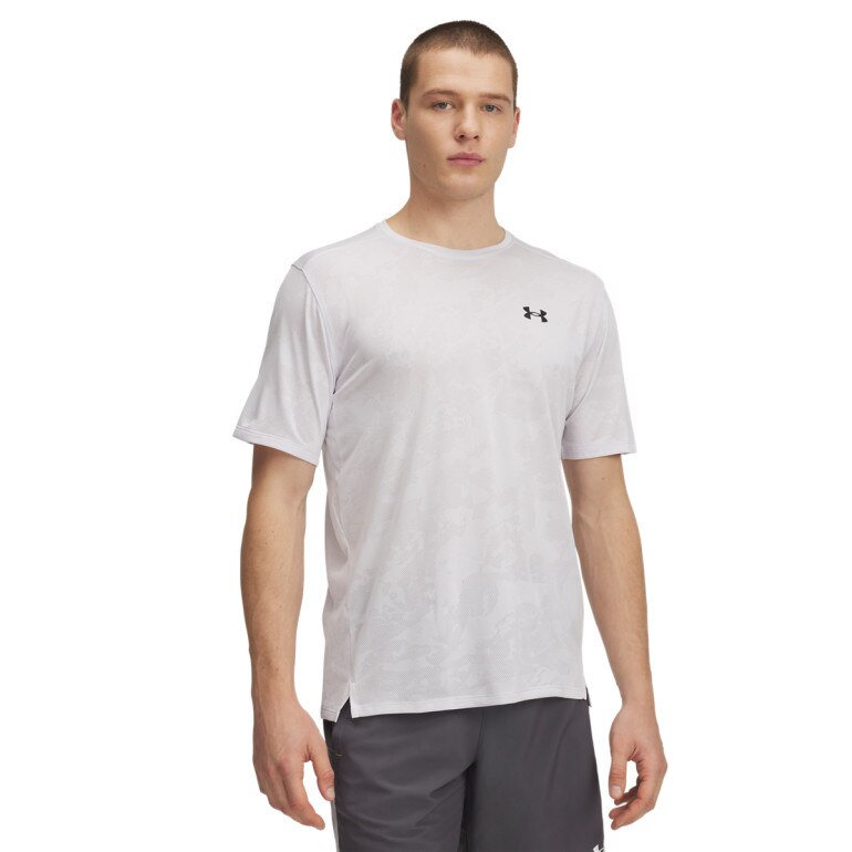 Męska koszulka treningowa Under Armour UA Tech Vent Jcqrd SS - biała