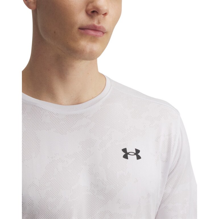 Męska koszulka treningowa Under Armour UA Tech Vent Jcqrd SS - biała