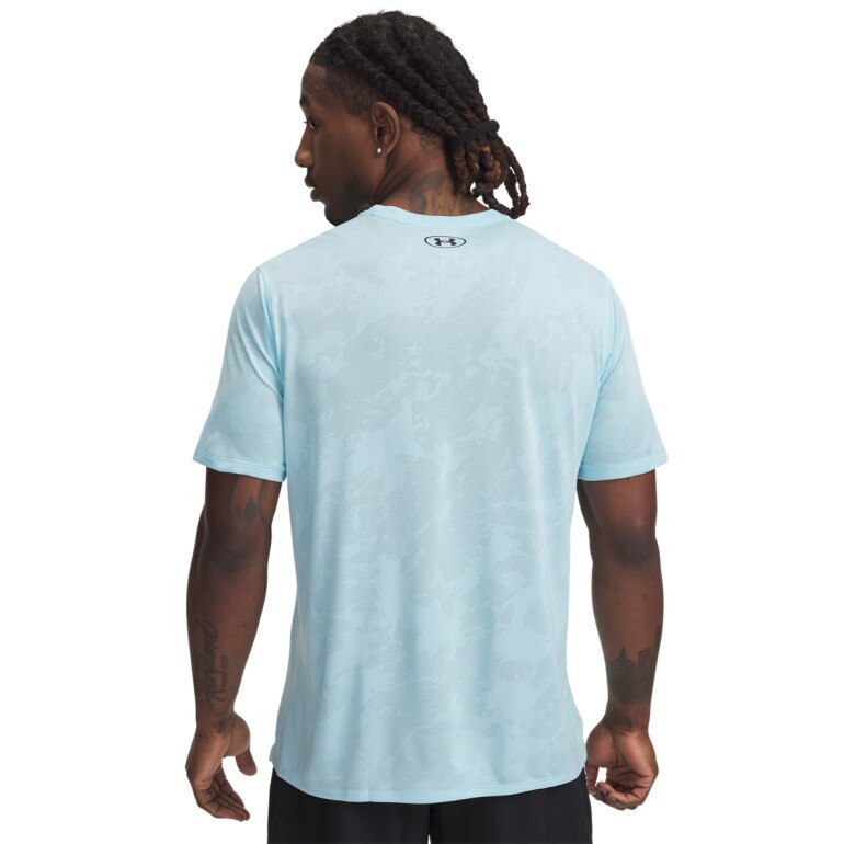 Męska koszulka treningowa Under Armour UA Tech Vent Jcqrd SS - niebieska