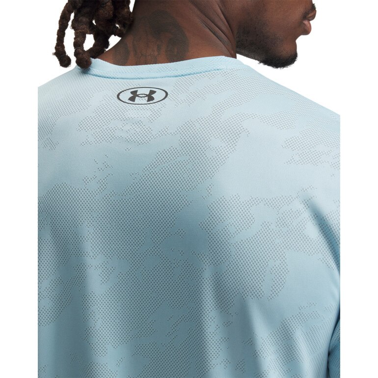 Męska koszulka treningowa Under Armour UA Tech Vent Jcqrd SS - niebieska