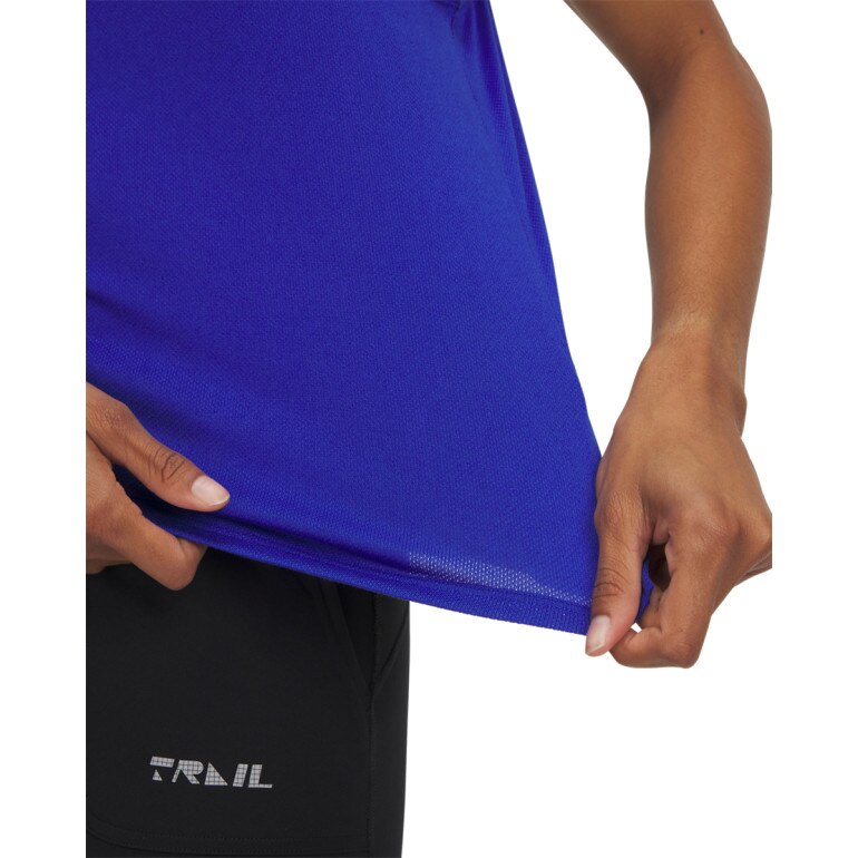 Damski top do biegania Under Armour UA Trail Run Tank - granatowy
