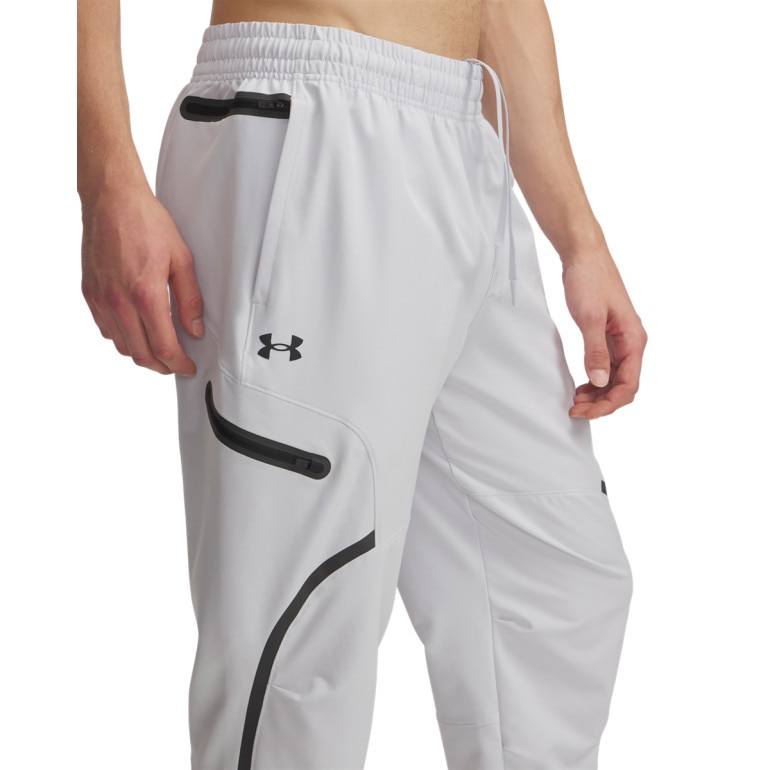 Męskie spodnie treningowe cargo UA Unstoppable Cargo Pant - szare