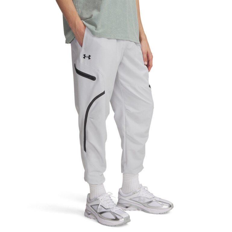 Męskie spodnie treningowe cargo UA Unstoppable Cargo Pant - szare