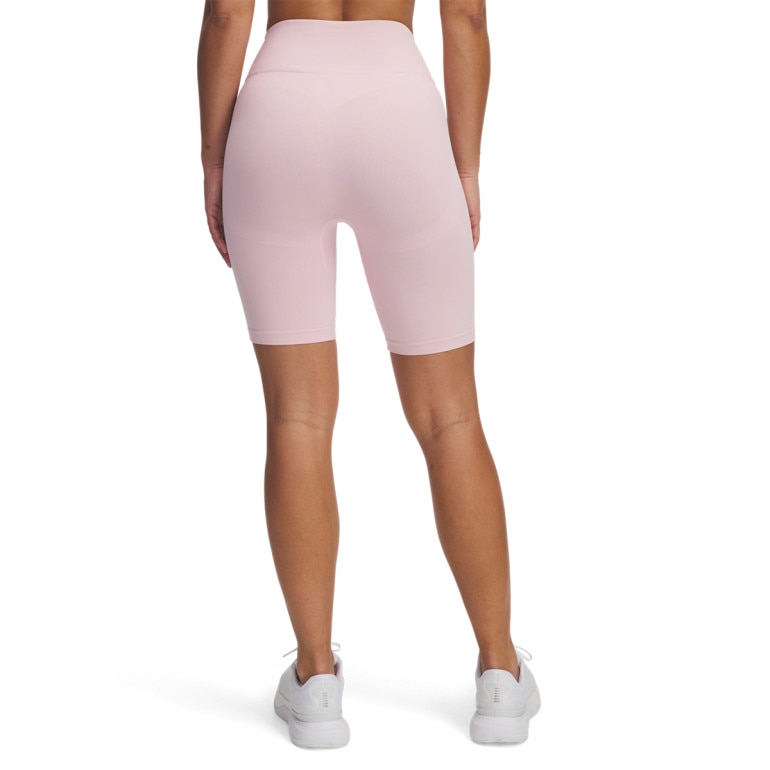 Damskie spodenki treningowe Under Armour UA Vanish Seamless Short - różowe