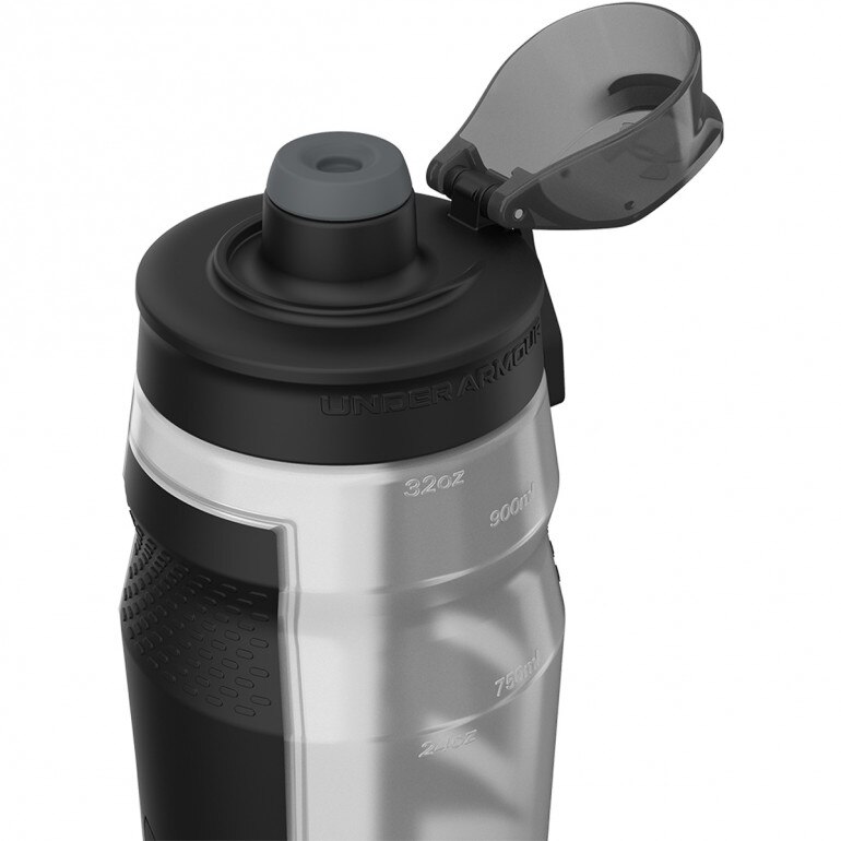 Bidon Under Armour 32oz Playmaker Squeeze Clear UA 950 milliliter - biały