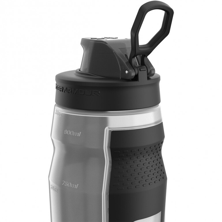 Bidon Under Armour 32oz Playmaker Squeeze Clear UA 950 milliliter - biały