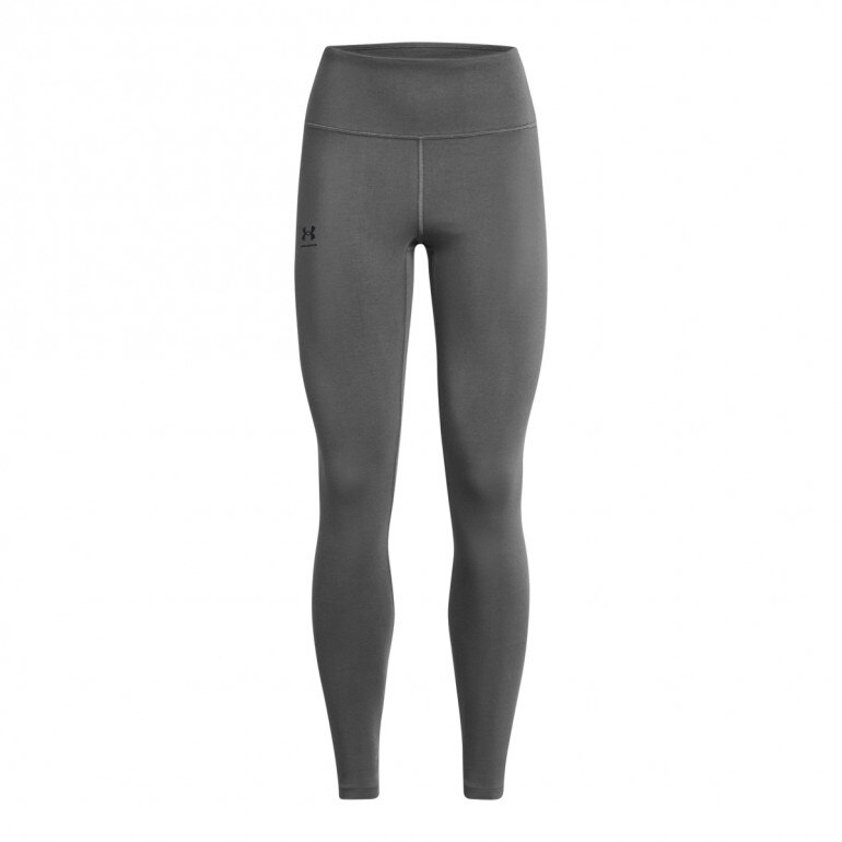 Damskie legginsy dzianinowe z wysokim stanem Under Armour Campus Legging - szare