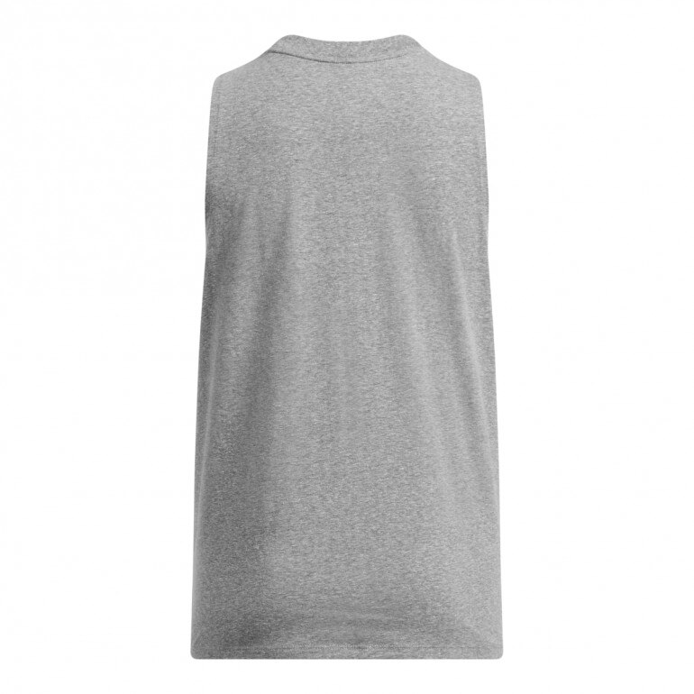 Damski top z nadrukiem Under Armour UA Rival Muscle Tank - szary