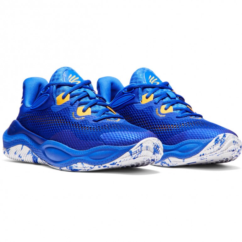 Buty do koszykówki uniseks Under Armour Curry Splash 24 - niebieskie