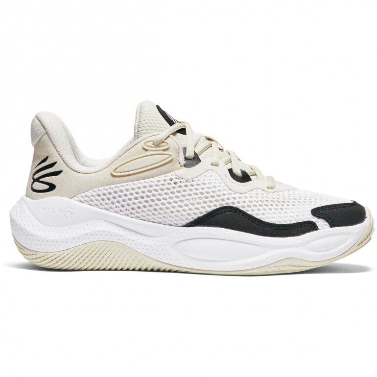 Buty do koszykówki uniseks Under Armour Curry Splash 24 Sde - beżowe