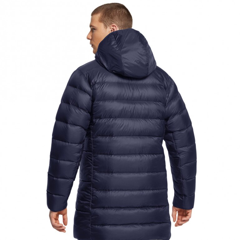 Męska kurtka parka z puchem naturalnym Under Armour Legend Down - granatowa