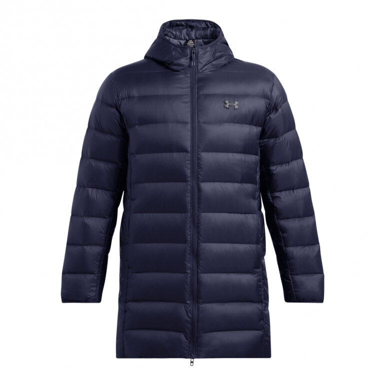 Męska kurtka parka z puchem naturalnym Under Armour Legend Down - granatowa