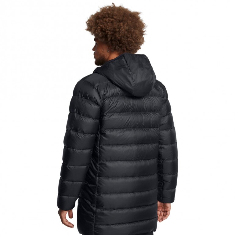 Męska kurtka parka z puchem naturalnym Under Armour Legend Down - czarna