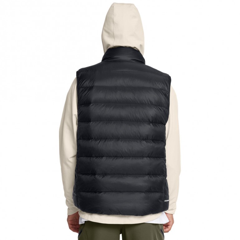 Męski bezrękawnik z puchem naturalnym Under Armour Legend Down Vest - czarny
