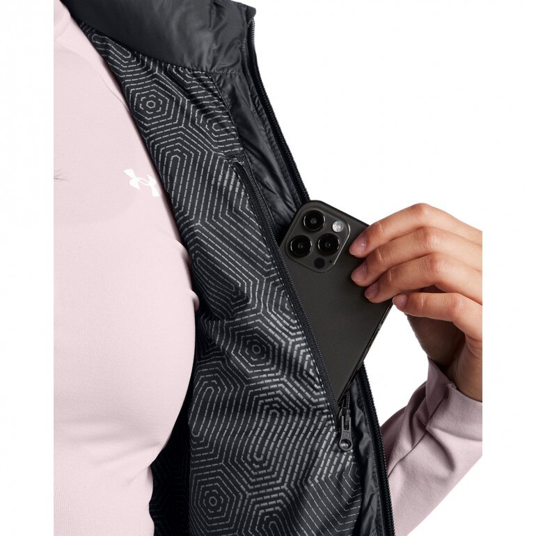 Damski bezrękawnik z naturalnym puchem Under Armour Legend Down Vest - czarny
