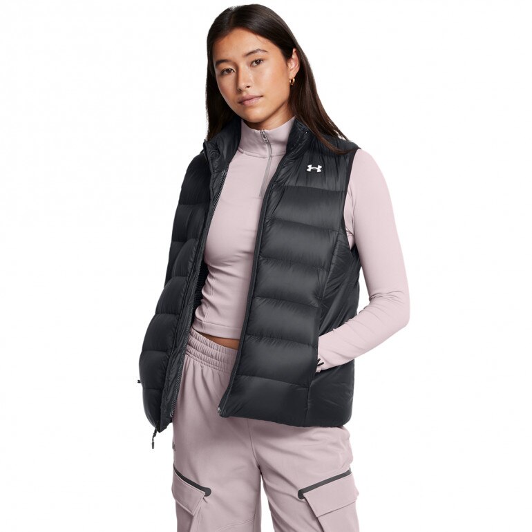 Damski bezrękawnik z naturalnym puchem Under Armour Legend Down Vest - czarny