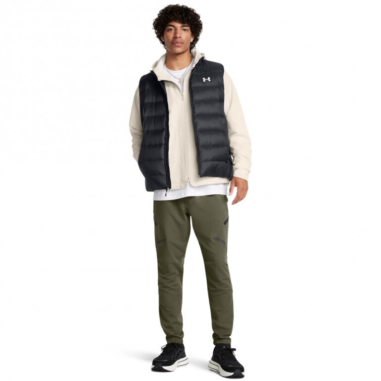 Męski bezrękawnik z puchem naturalnym Under Armour Legend Down Vest - czarny