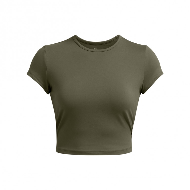 Damska koszulka treningowa Under Armour Meridian Baby Tee - oliwkowa/khaki 