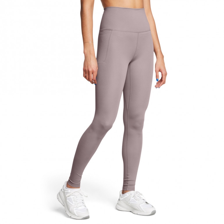 Damskie legginsy treningowe Under Armour Meridian Ultra High Rise - beżowe