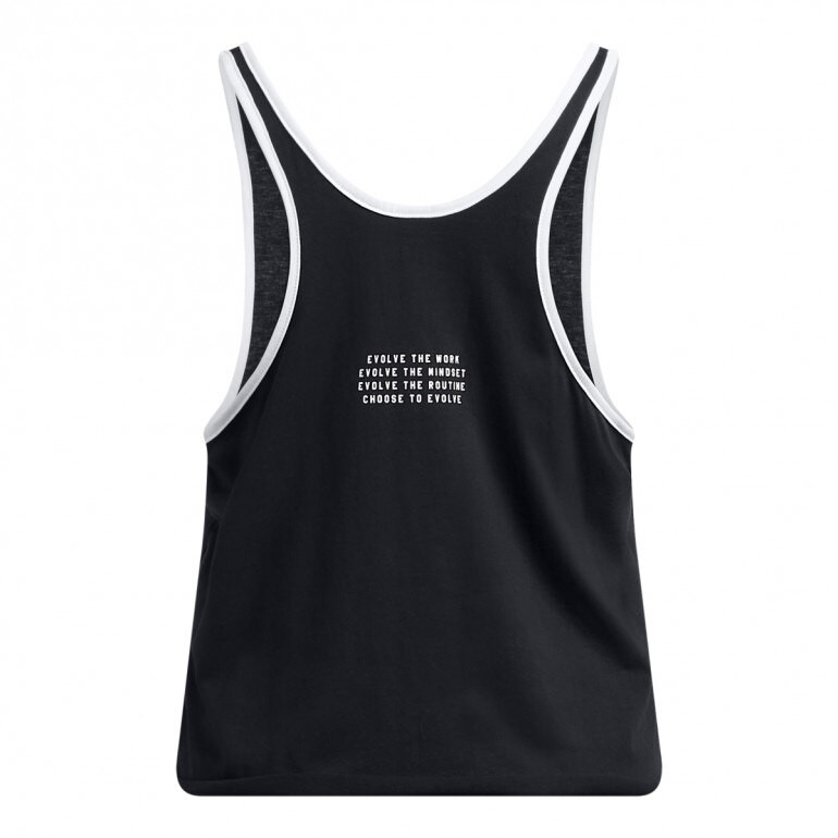 Damski top treningowy Under Armour Project Rock W Tank Boh - czarny