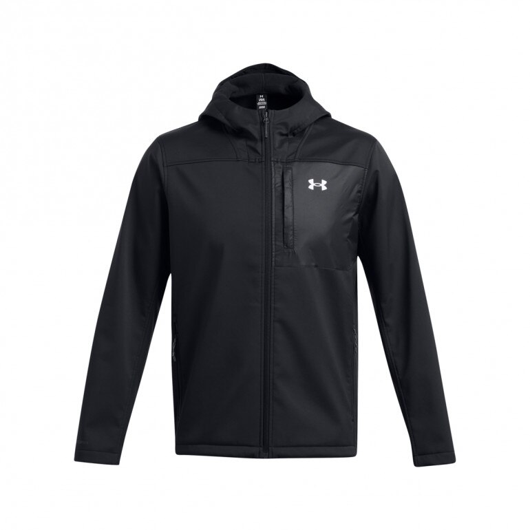 Męska kurtka przejściowa Under Armour Shield Hooded Jacket - czarna