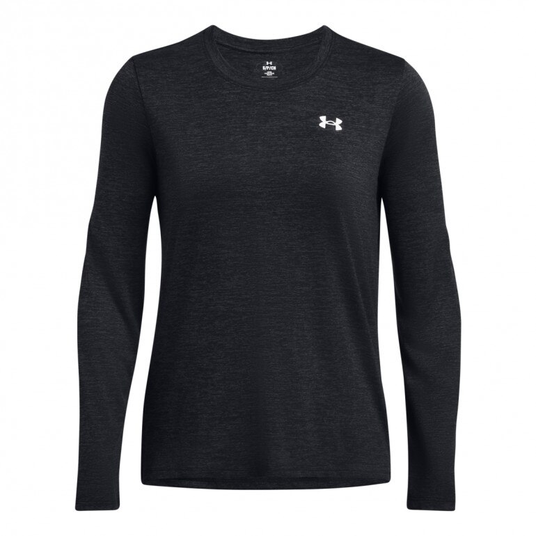 Damski longsleeve treningowy Under Armour Tech Ls Crew Twist - czarny 