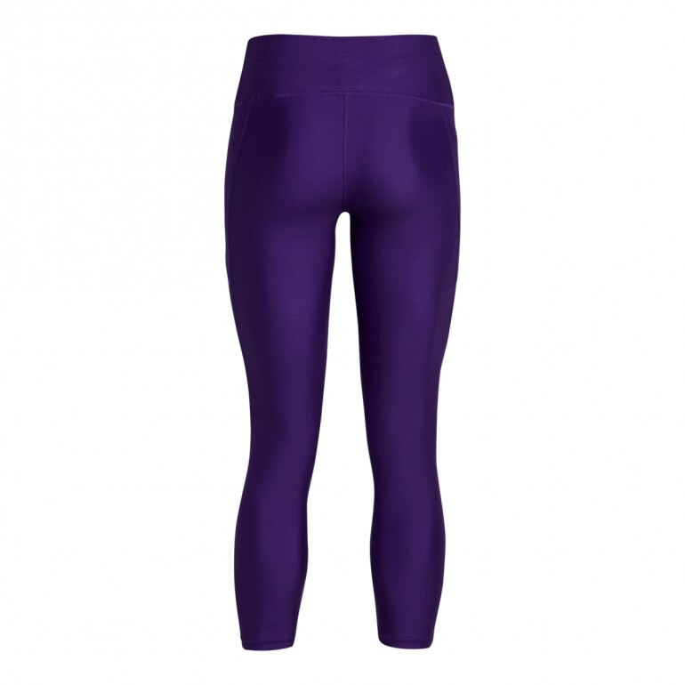 Damskie legginsy treningowe Under Armour Tech Print Panel Ankle - fioletowe