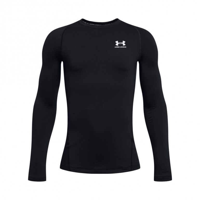 Chłopięcy longsleeve treningowy Under Armour UA Cg Armour Ls - czarny