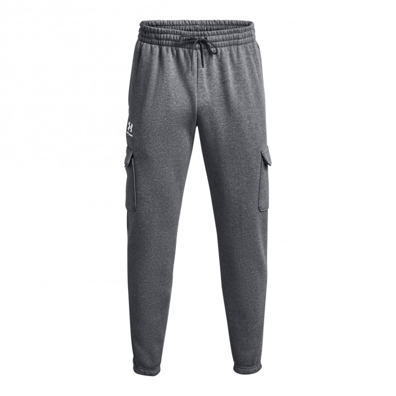 Męskie spodnie dresowe Under Armour UA Icon Fleece Cargo Pant - szare