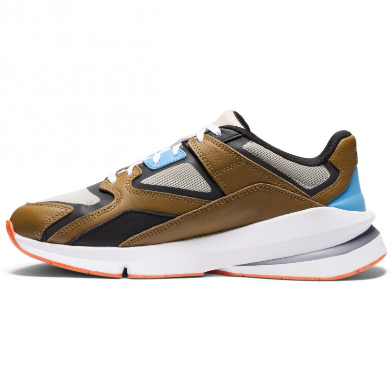 Sneakersy uniseks Under Armour UA Forge 96 Leather Reissue - brązowe