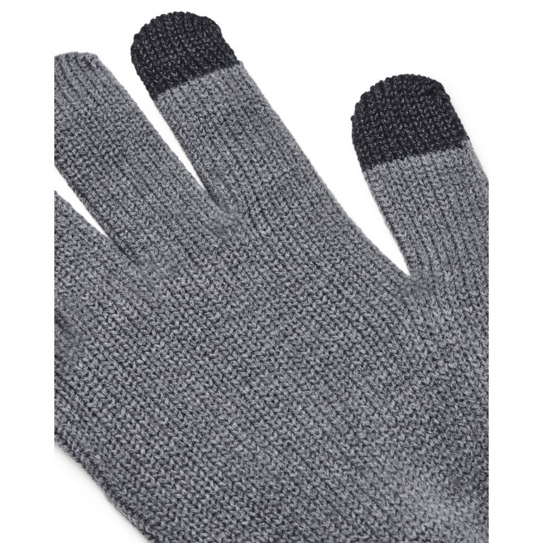 Męskie rękawiczki zimowe Under Armour UA Halftime Gloves - szare