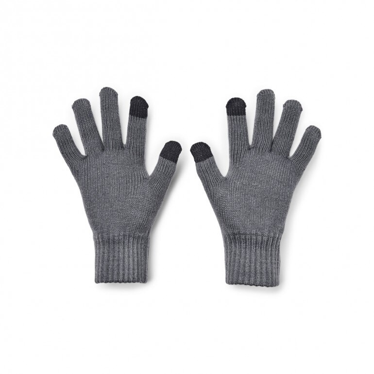 Męskie rękawiczki zimowe Under Armour UA Halftime Gloves - szare
