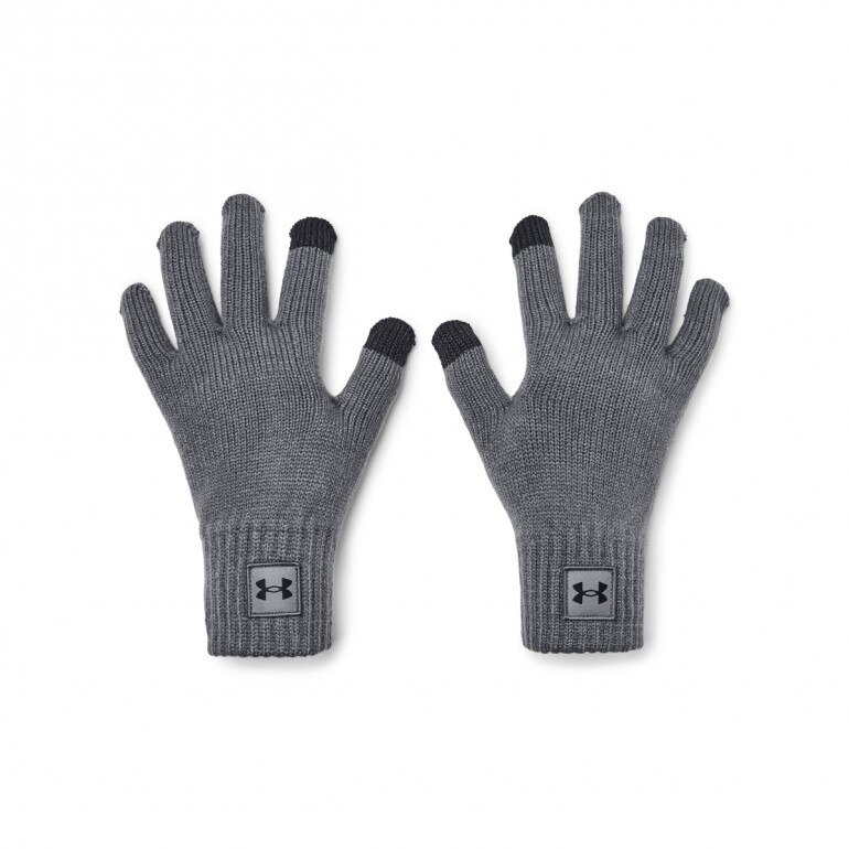 Męskie rękawiczki zimowe Under Armour UA Halftime Gloves - szare
