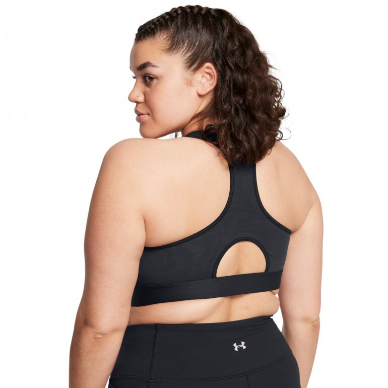 Biustonosz treningowy Under Armour UA HeatGear High - czarny