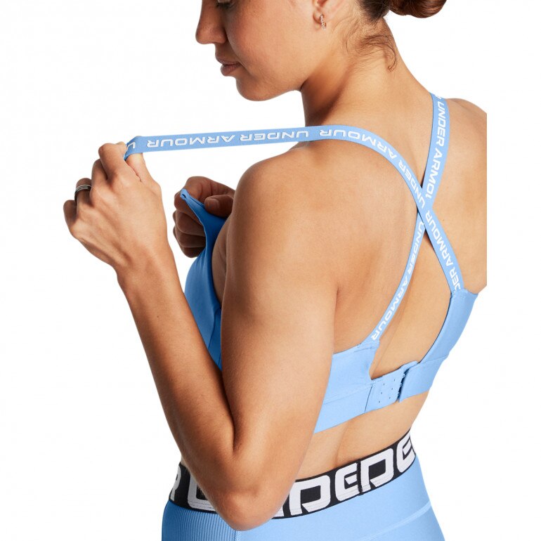 Biustonosz treningowy Under Armour UA Infinity Mid 2.0 Bra - niebieski