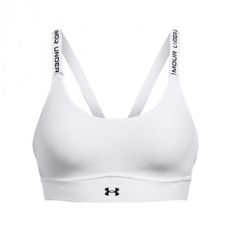 Biustonosz treningowy Under Armour UA Infinity Mid 2.0 Bra - biały