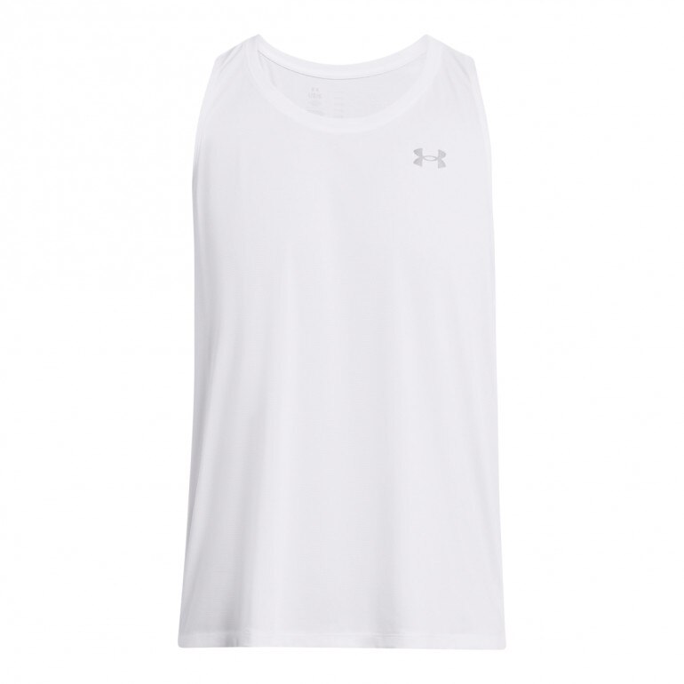 Męski top do biegania Under Armour UA Launch Singlet - biały
