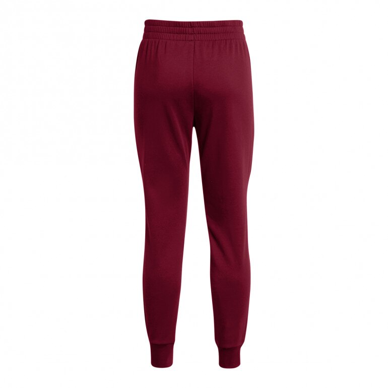 Damskie spodnie dresowe Under Armour UA Rival Fleece Jogger - czerwone