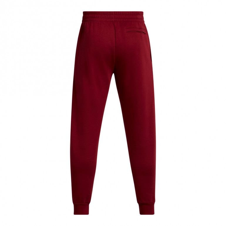 Męskie spodnie dresowe Under Armour UA Rival Fleece Joggers - czerwone