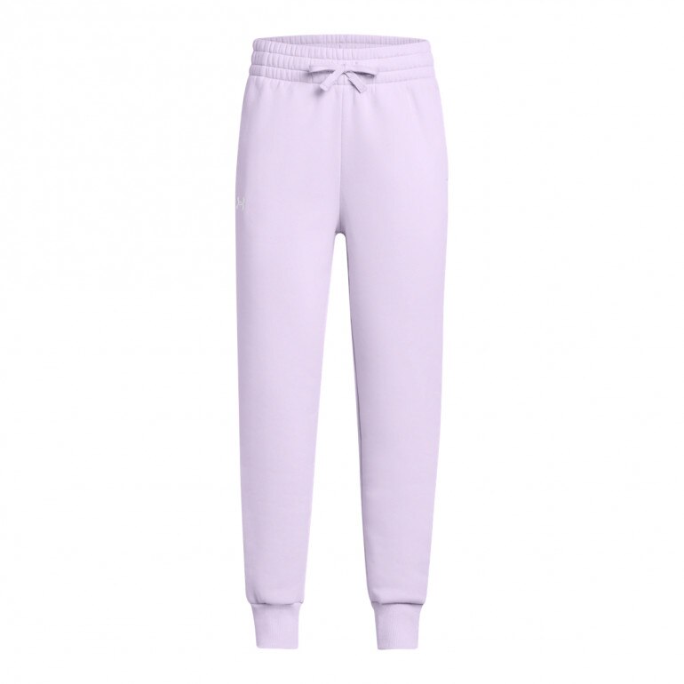 Dziewczęce spodnie dresowe Under Armour UA Rival Fleece Joggers - fioletowe