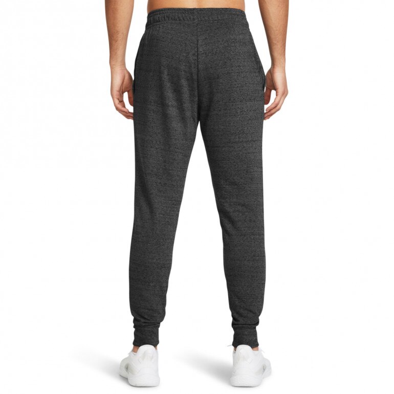 Męskie spodnie dresowe Under Armour UA Rival Terry Jogger - szare