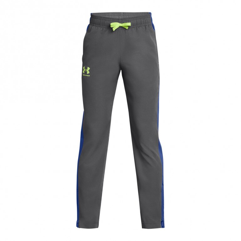 Chłopięce spodnie dresowe Under Armour UA Sportstyle Woven Pants - szare